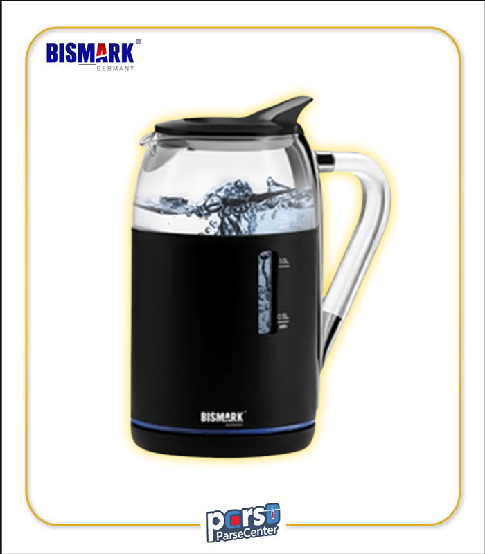 کتری برقی بیسمارک BM‑3403 با بدنه استیل ضدزنگ و توان بالا