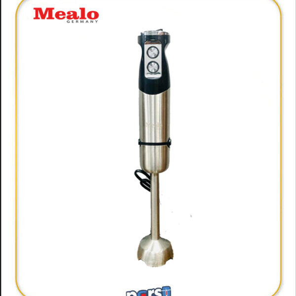گوشت‌کوب برقی میلو مدل ML-180 با بدنه مشکی و تیغه تیتانیومی