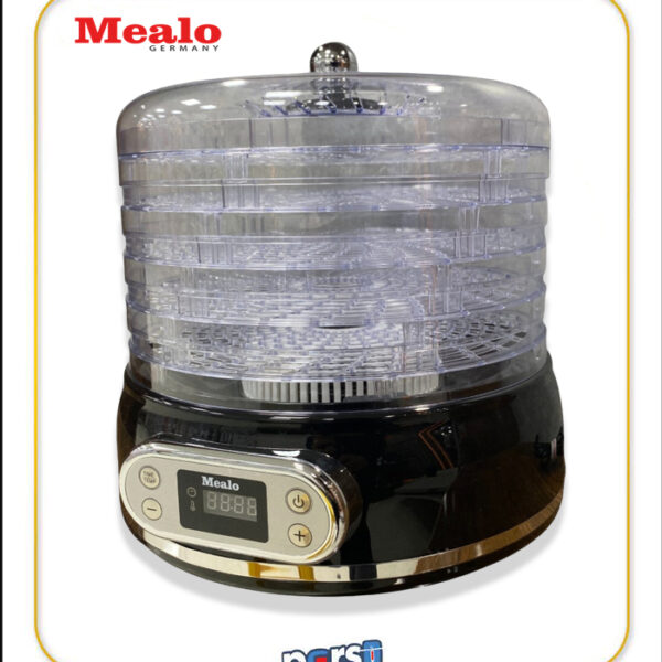 میوه خشک‌کن میلو مدل ML-660 با طراحی شفاف و ۵ سینی مجزا