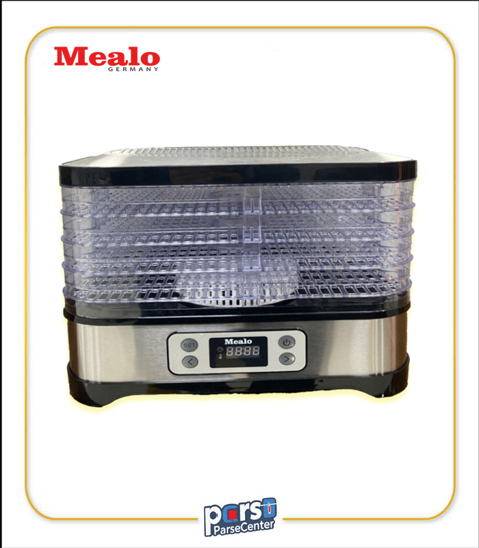 میوه خشک‌کن میلو مدل ML-670 با ۵ طبقه شفاف و طراحی مدرن