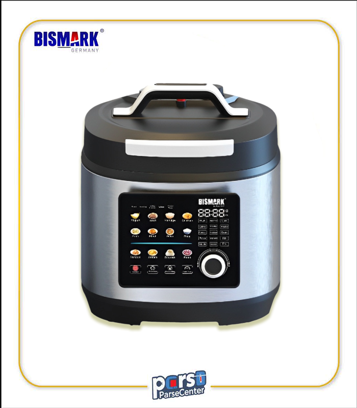 زودپز برقی بیسمارک BM7548 با 14 برنامه پخت دیجیتال